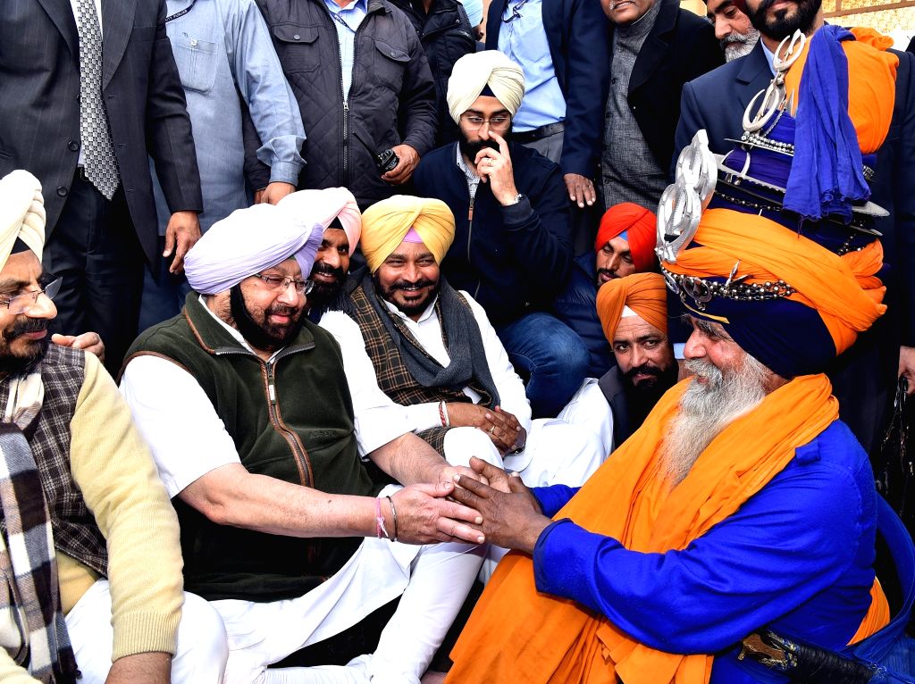 Fatehgarh Sahib (Punjab): Amarinder Singh during Shaheedi Jor Mela