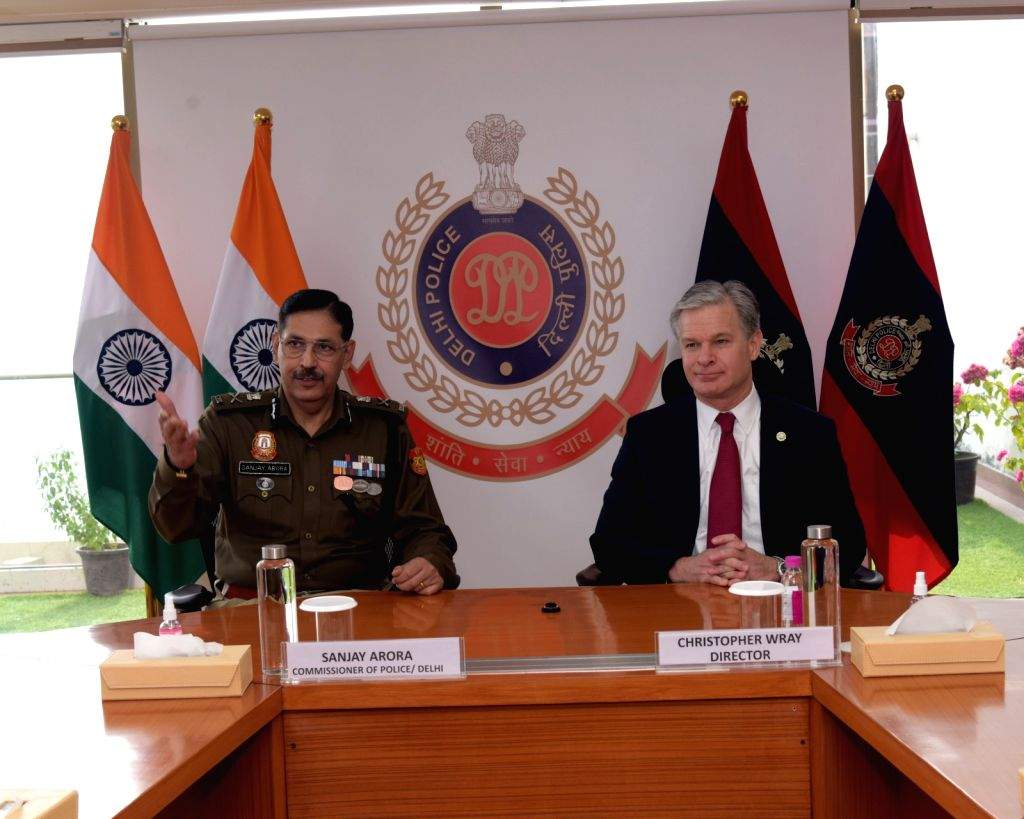 FBI chief visits Delhi Police HQ, forges stronger ties in war against ...