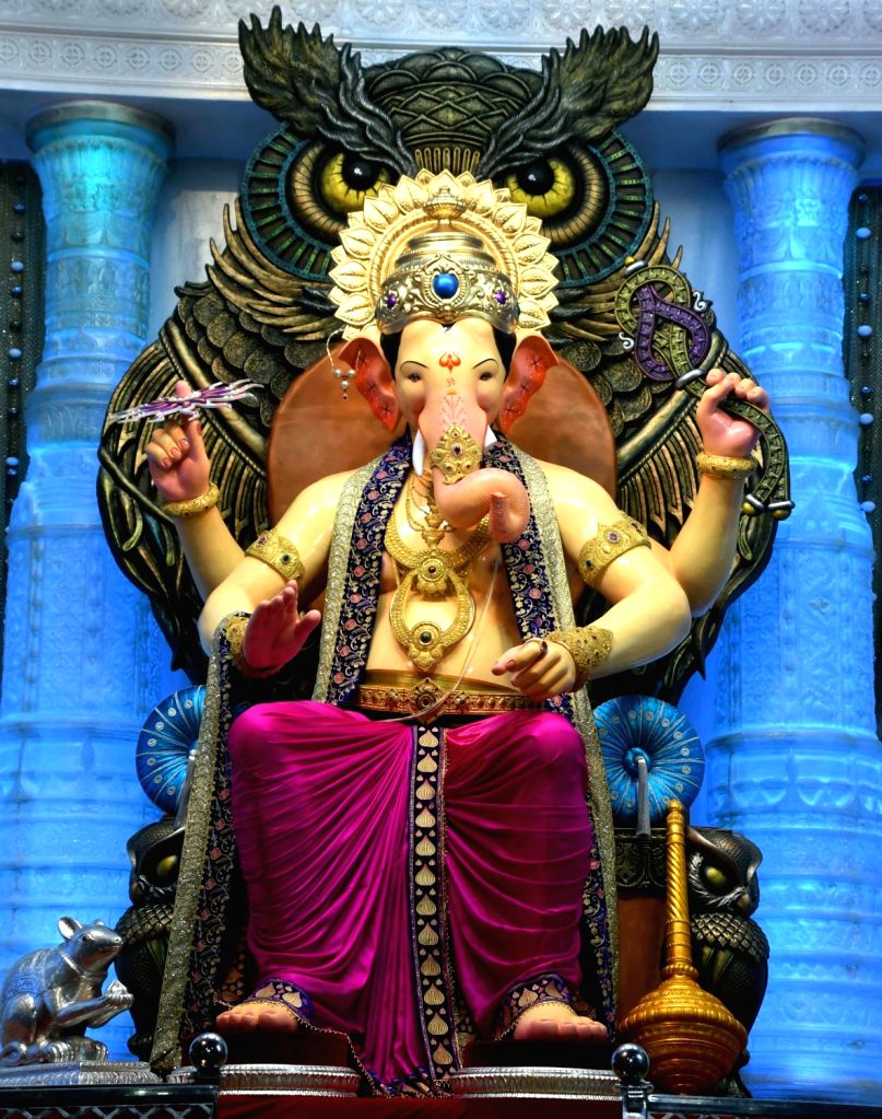 First Look Of Ganesh Idol At Lalbaugcha Raja