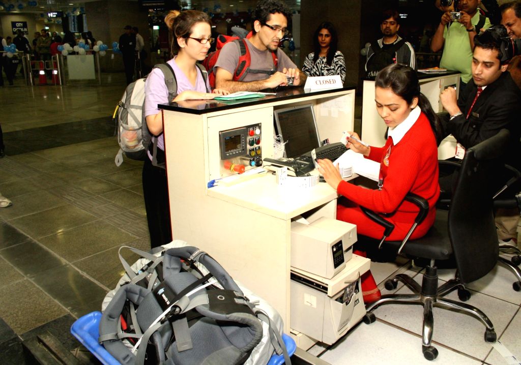 Check-in at New Delhi station