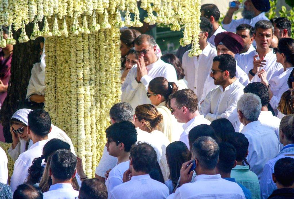 Funeral of Sunjay Kapur
