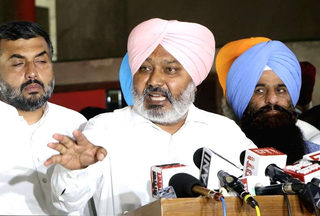 Harpal Singh Cheema briefs media