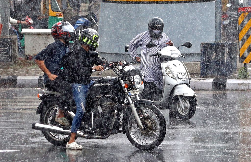 Heavy rain lashed in Bengaluru City, on Wednesday 16th June 2021