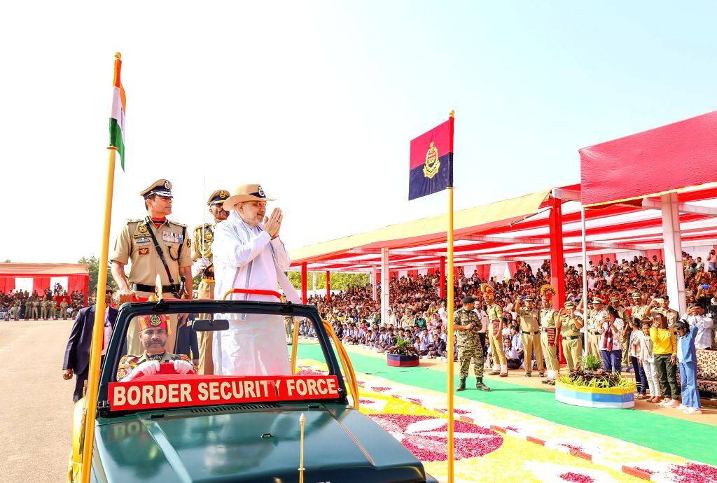 HM Amit Shah at BSF 61st Raising Day