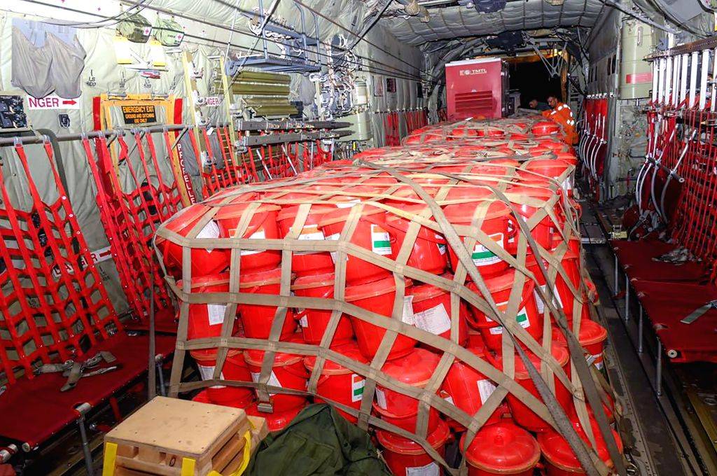 India sends aid to flood-hit Nepal