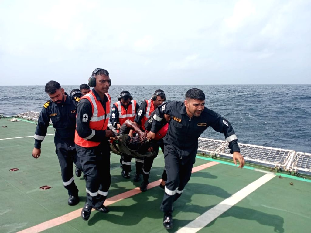 Indian Coast Guard rescues 19 from sinking cargo ship near Maha shore