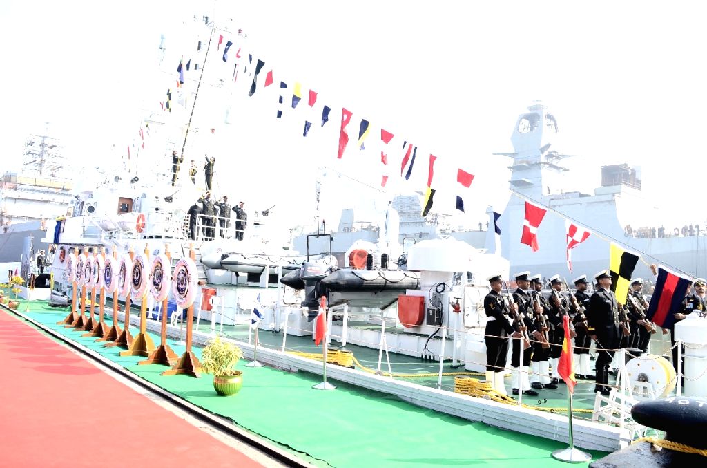 Free photo : Indian Coast Guard Ship 'KAMLA DEVI' equipped with Medak ...