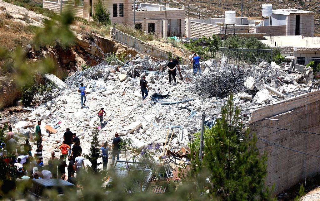 Israeli forces demolish Palestinian house