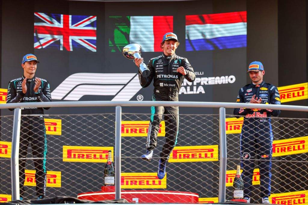 Italian Grand Prix 2026 - Mercedes, Formula 1, F1, Italian Grand Prix, Monza Circuit, Milan, Italy, Motorsport, Victory