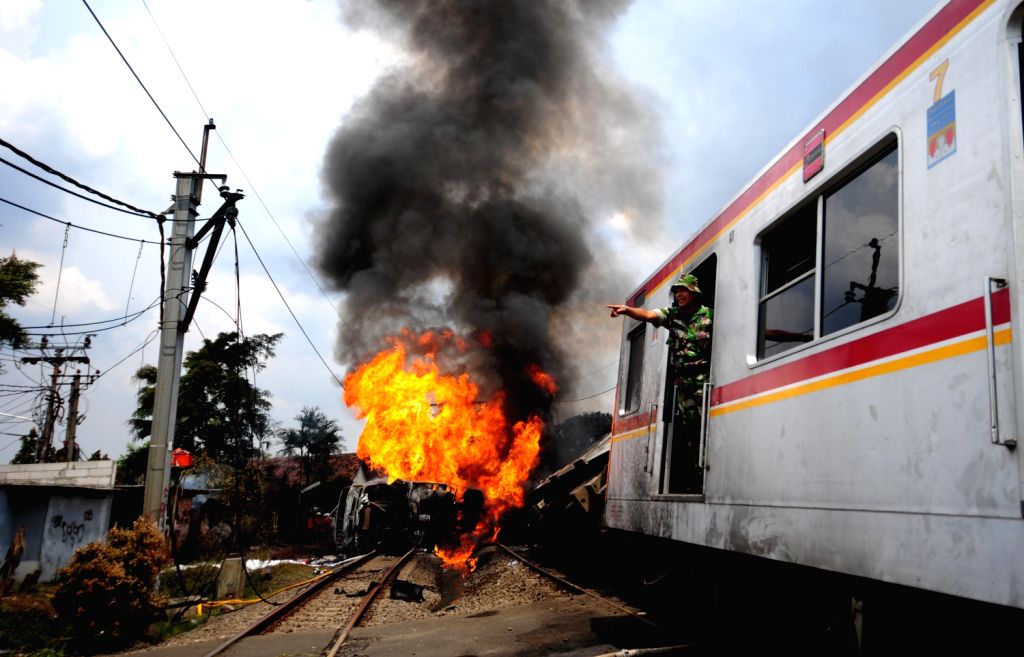 Six people died and 59 others wounded after a train ploughed into an