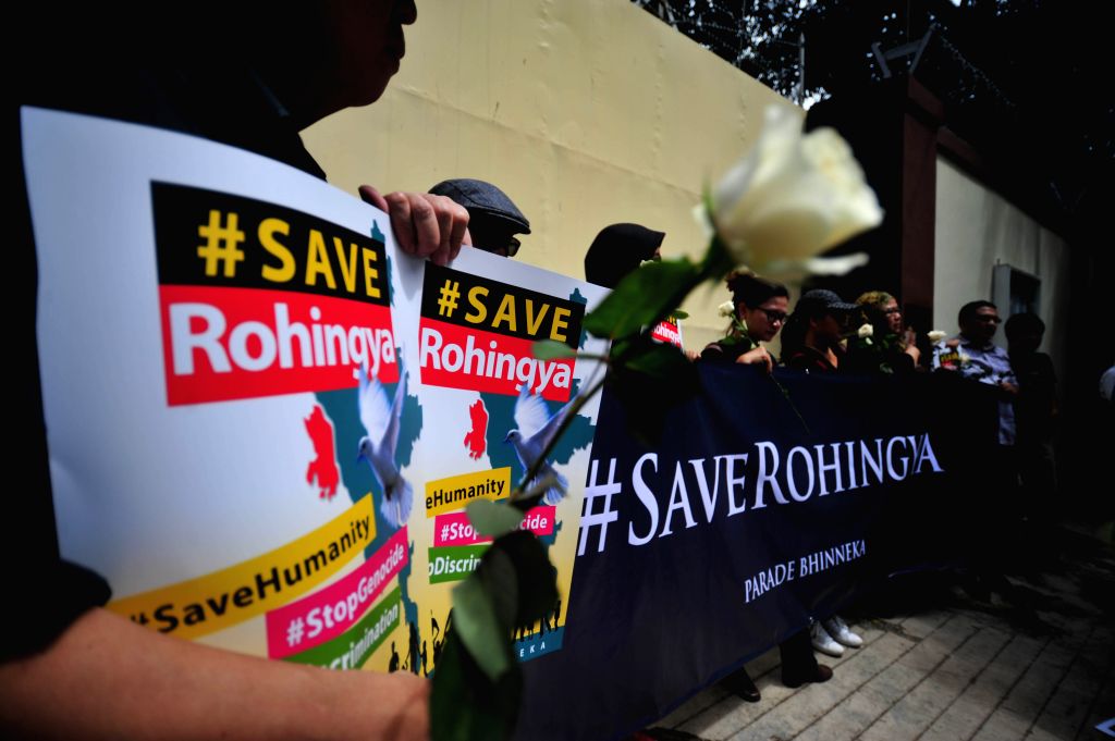 INDONESIA-JAKARTA-ROHINGYA-PROTEST