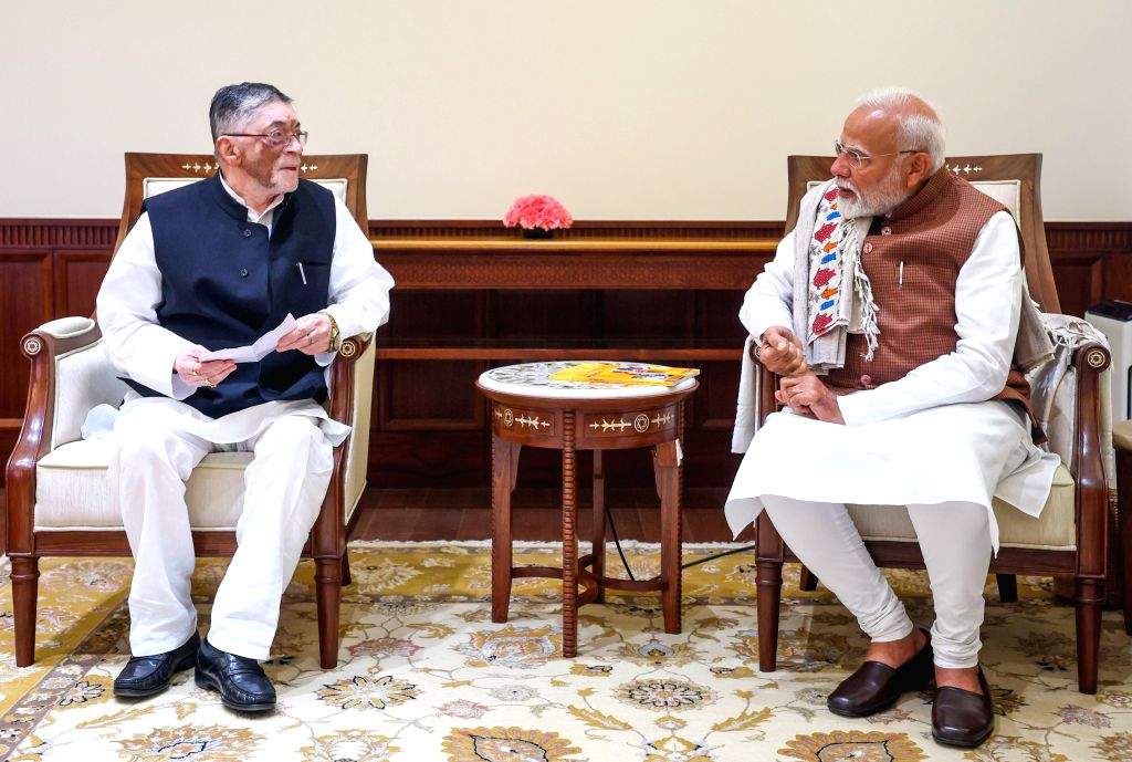 Gangwar Jharkhand Governor Santosh Kumar Gangwar meets PM Modi