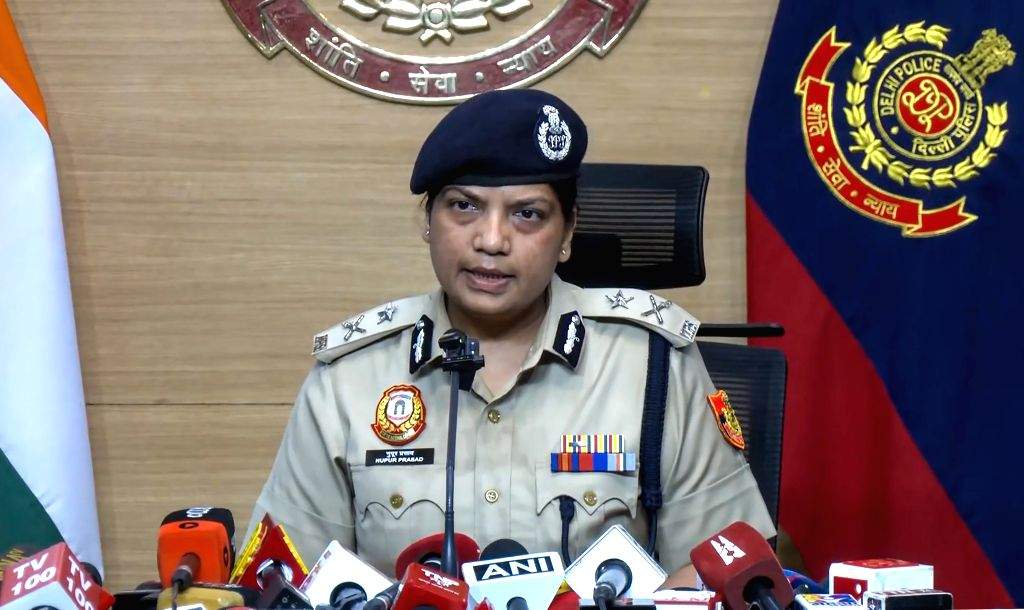 Joint CP Nupur Prasad addresses press conference - Nupur Prasad, Delhi Police, Joint Commissioner of Police, press conference, police briefing