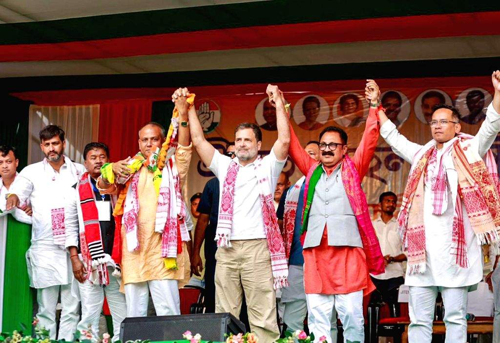 Kamrup Rural: Rahul Gandhi campaigns for Assam polls