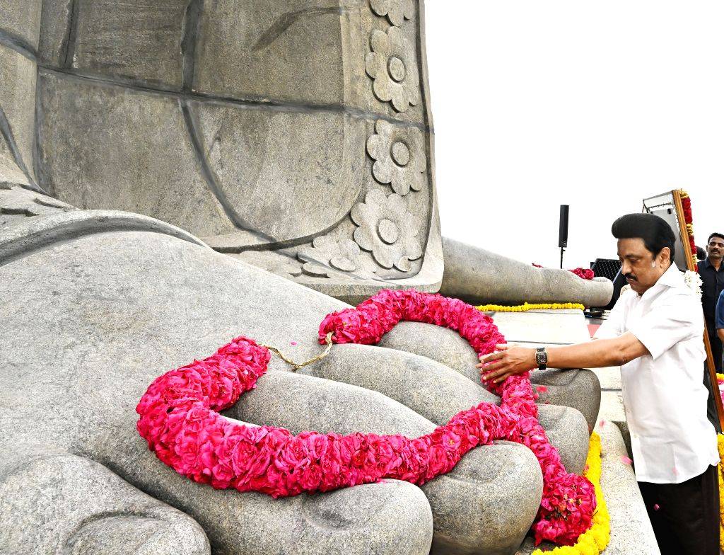 Tamil Nadu Chief Minister MK Stalin pays homage to the Ayyan ...