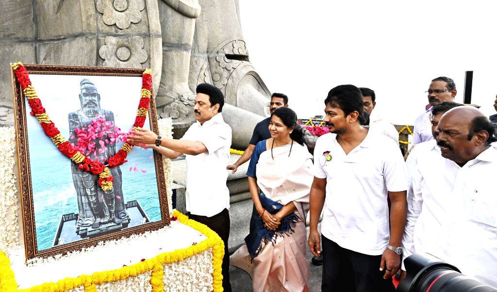 Tamil Nadu Chief Minister MK Stalin pays homage to the Ayyan ...