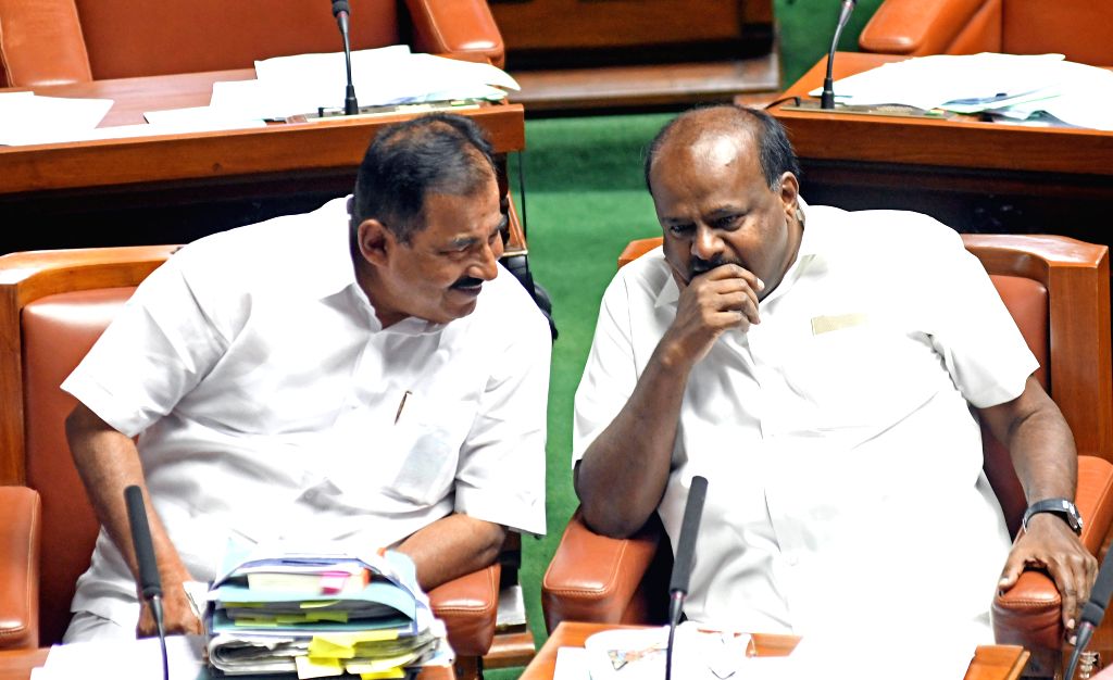 Karnataka Assembly session at Vidhana Soudha, in Bengaluru