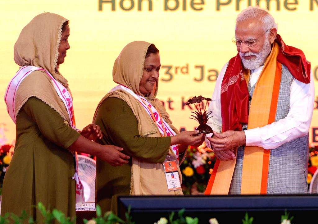 Prime Minister Narendra Modi during the inauguration and foundation ...