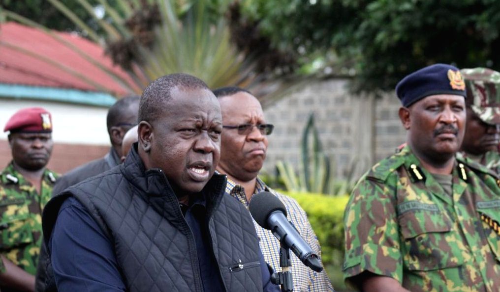 Kenyan Interior Cabinet Secretary Fred Matiang i 1st R Front Speaks kenyan-interior-cabinet-secretary-fred-matiang-i-1st-r-front-speaks