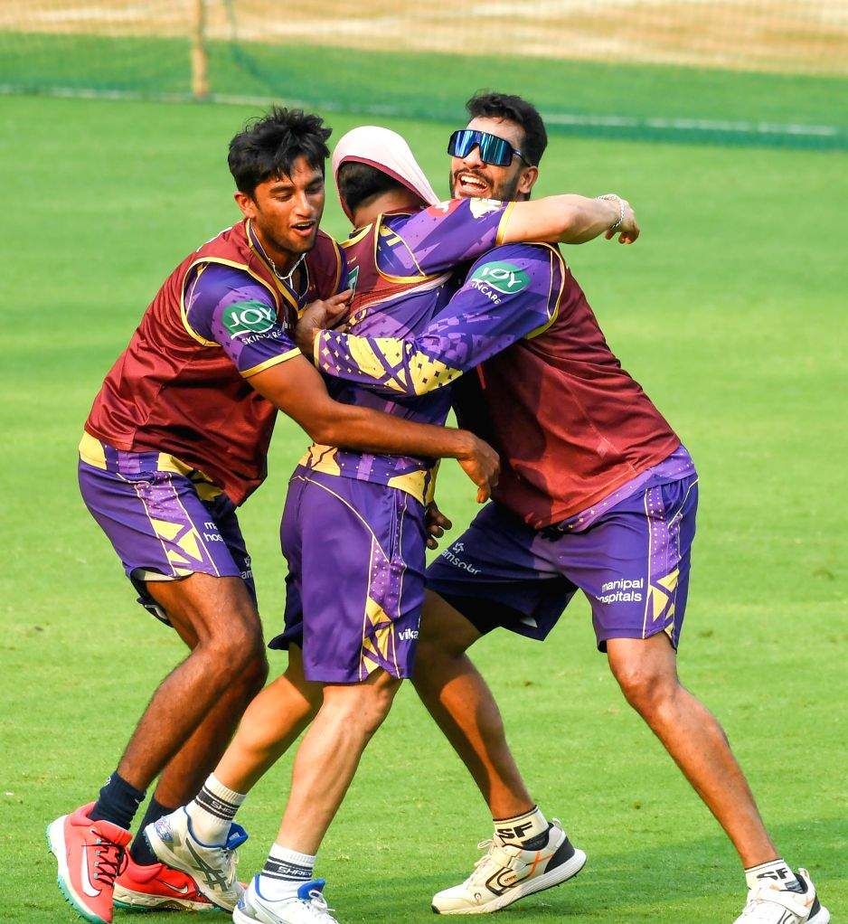 Ipl Practice Session KKR practice session ahead of their IPL match against MI
