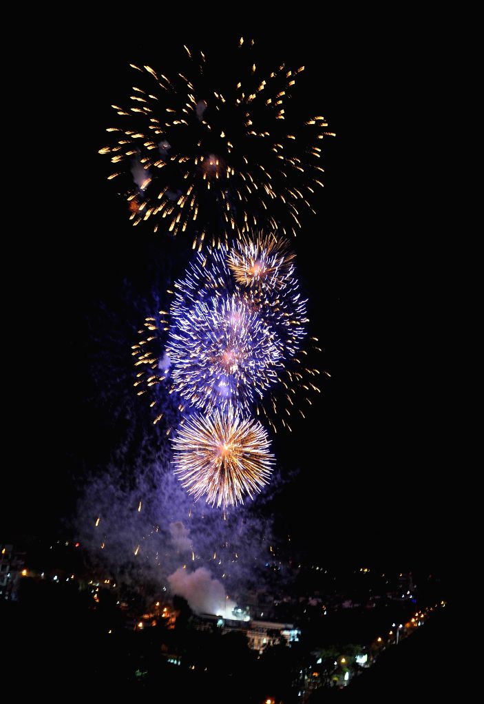 Fireworks show at IPL inauguration ceremony