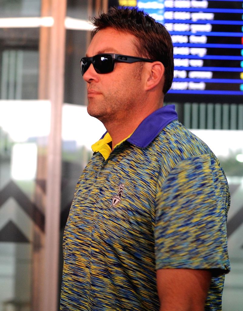 Kolkata Knight Riders at Kolkata Airport