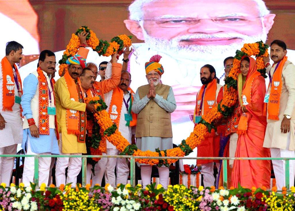 Kota : PM Narendra Modi during an election rally