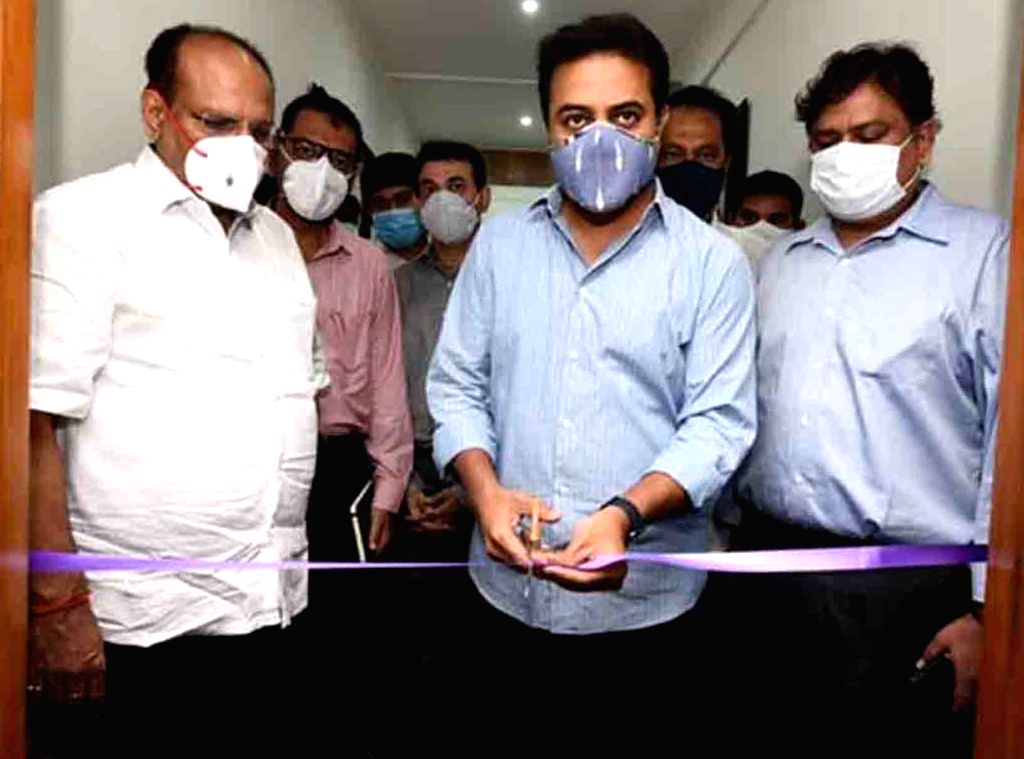 Ct Rama Rao KT Rama Rao Minister for IT, Industries, MA & UD inaugurates Covid-19 ...