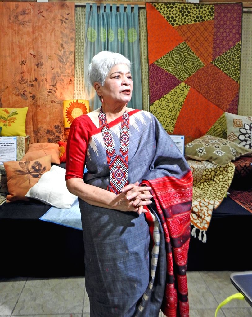 Laila Tyabji Co-Founder, Dastkar at the Dastkar-Basant Mela