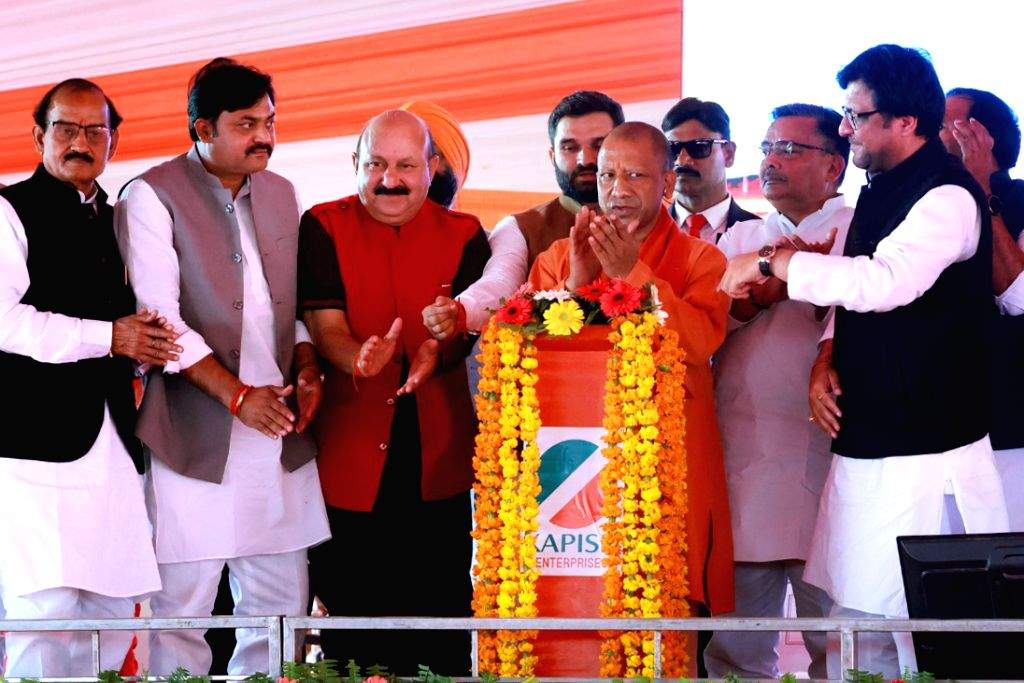 Lakhimpur Kheri: UP CM Yogi Adityanath lays the foundation stone for ...
