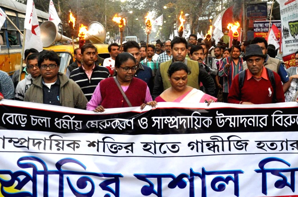 Leftist Activists Leftist peace rally