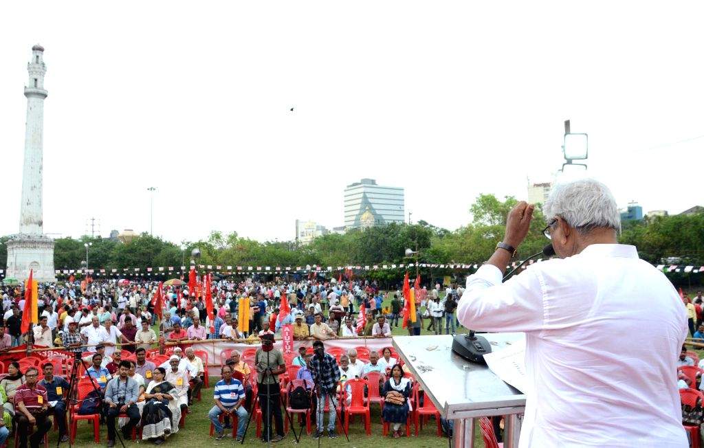 Leftist Activists Leftist activists participate in International Labour Day celebrations