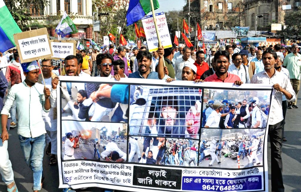 Leftist Activists Leftist leaders and activists took part in a protest rally against the ...