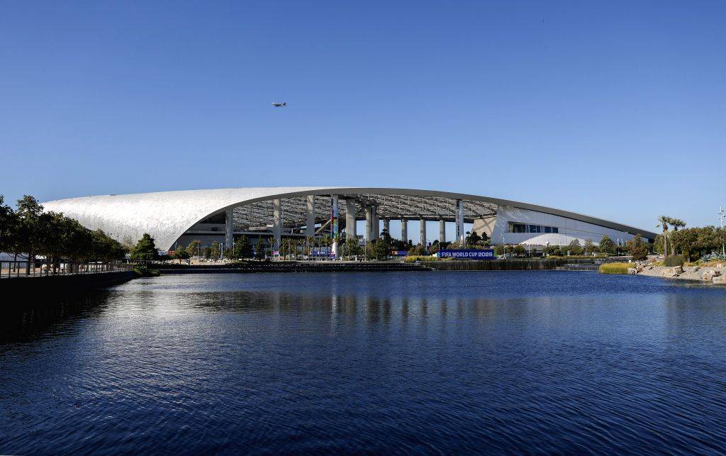 Los Angeles Stadium Exterior Ahead Of FIFA World Cup los-angeles-stadium-exterior-ahead-of-fifa-world-cup