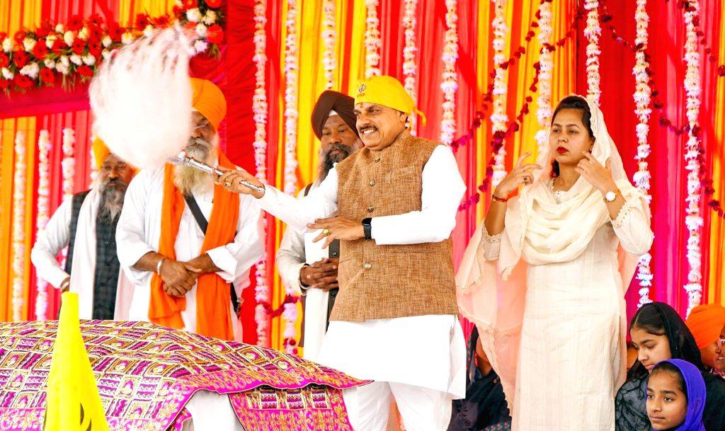 Madhya Pradesh CM Mohan Yadav attends a program on 'Prakash Parv