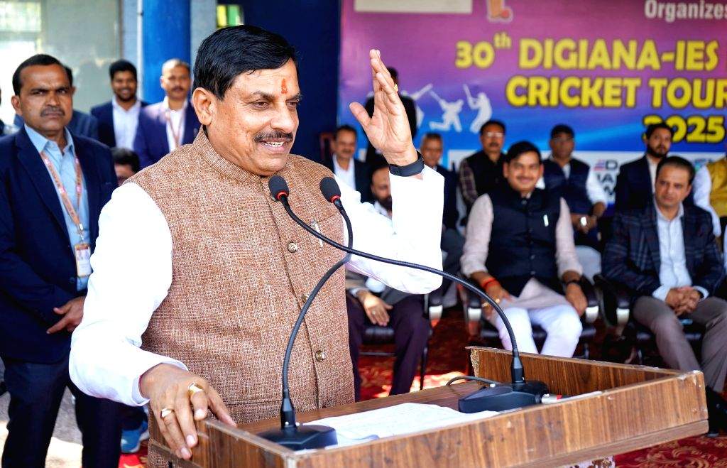Madhya Pradesh CM Mohan Yadav inaugurates the Inter Press Cricket ...