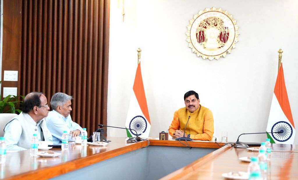 Madhya Pradesh CM Mohan Yadav virtually participates in the "National ...