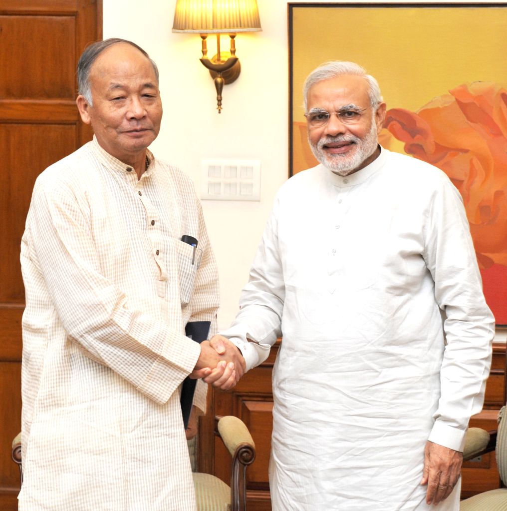 Manipur CM calls on PM Modi