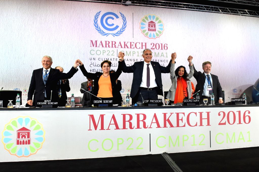 MOROCCO-MARRAKECH-CLIMATE CONFERENCE-PROCLAMATION