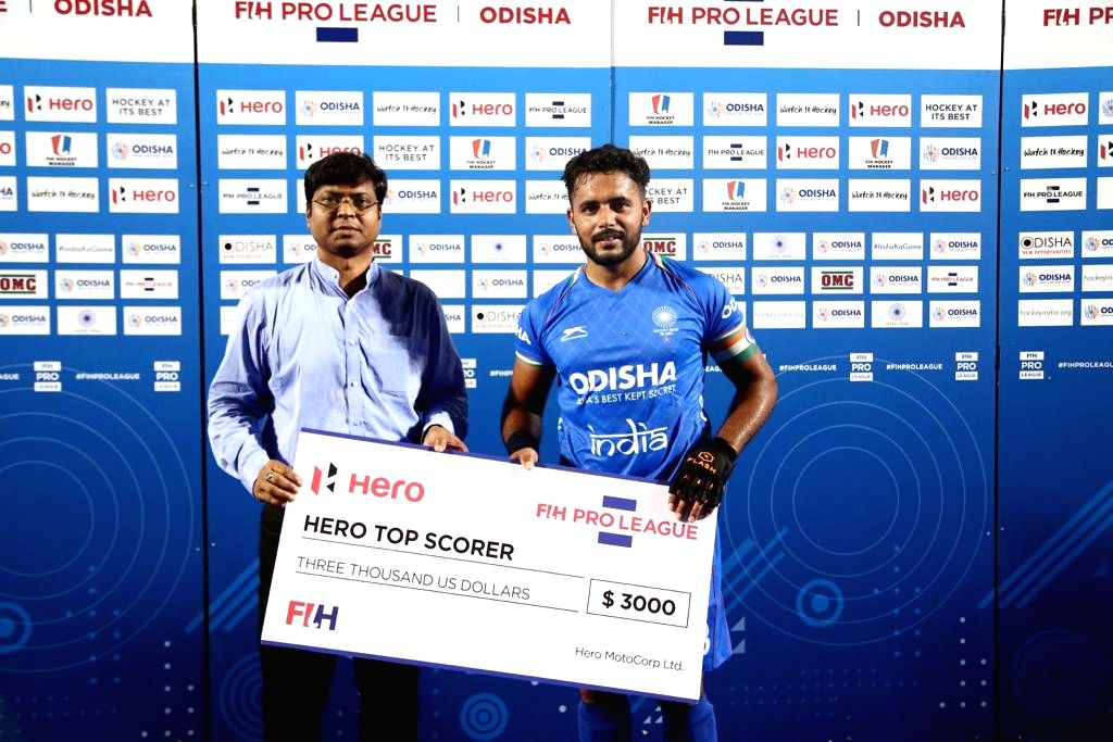 Men's Pro League Harmanpreet Singh honoured for being the top goal