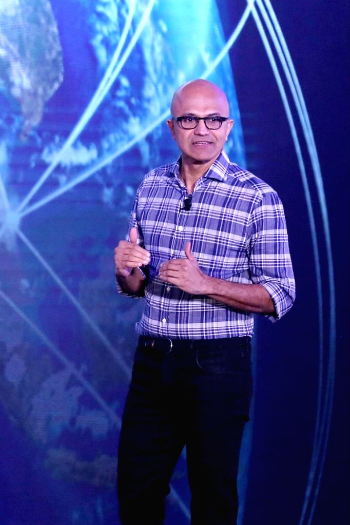 Satya Nadella at Microsoft "Future Decoded" tech summit