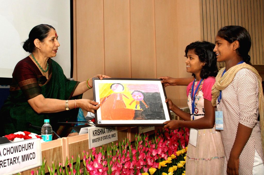 Krishna Tirath at the the World Day against Child Labour 2013