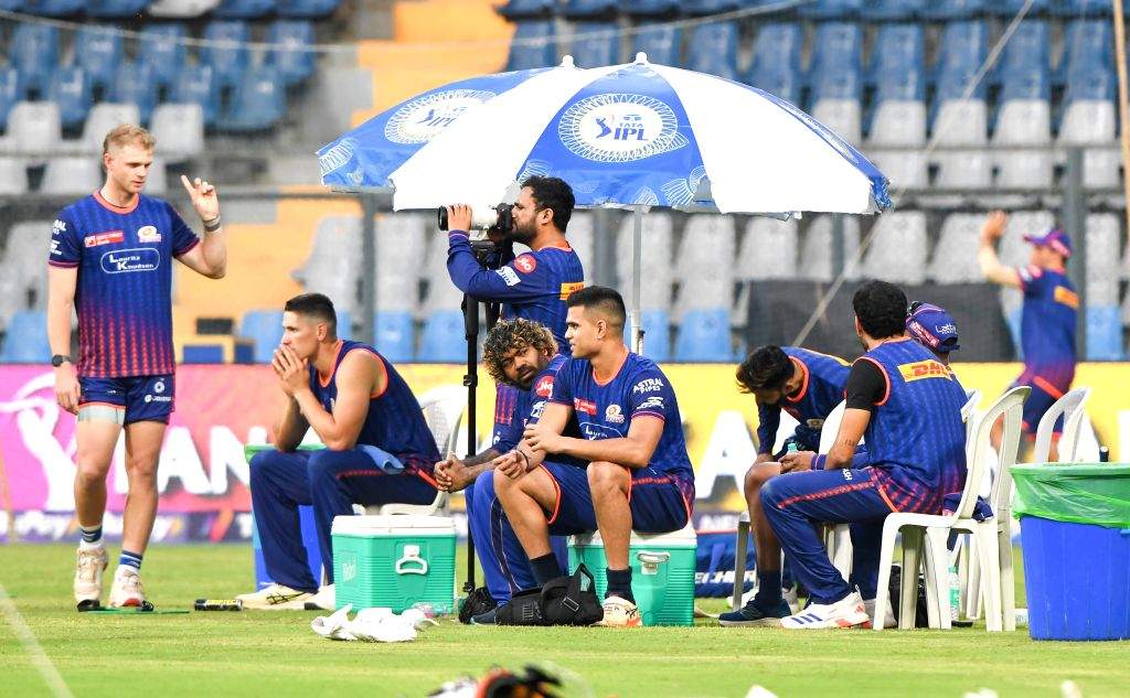 Ipl Practice Session Practice Session Ahead of the IPL Match Between MI and SRH