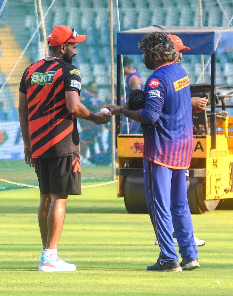 Ipl Practice Session Practice Session Ahead of the IPL Match Between MI and SRH
