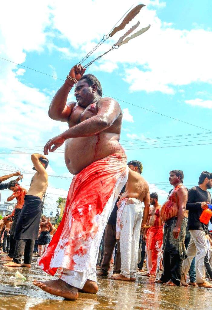 Mohism Ritual Muslims Participate in Muharram Rituals