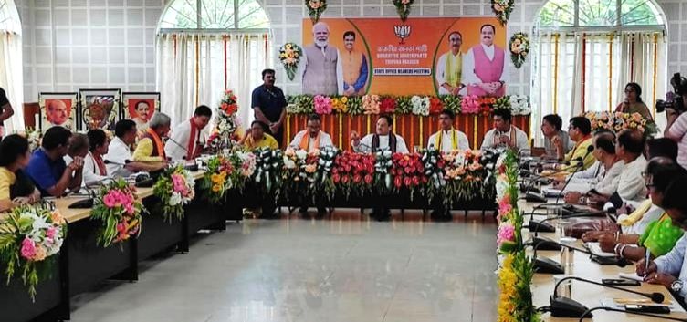 J.P. Nadda arrives in Tripura on 2-day visit