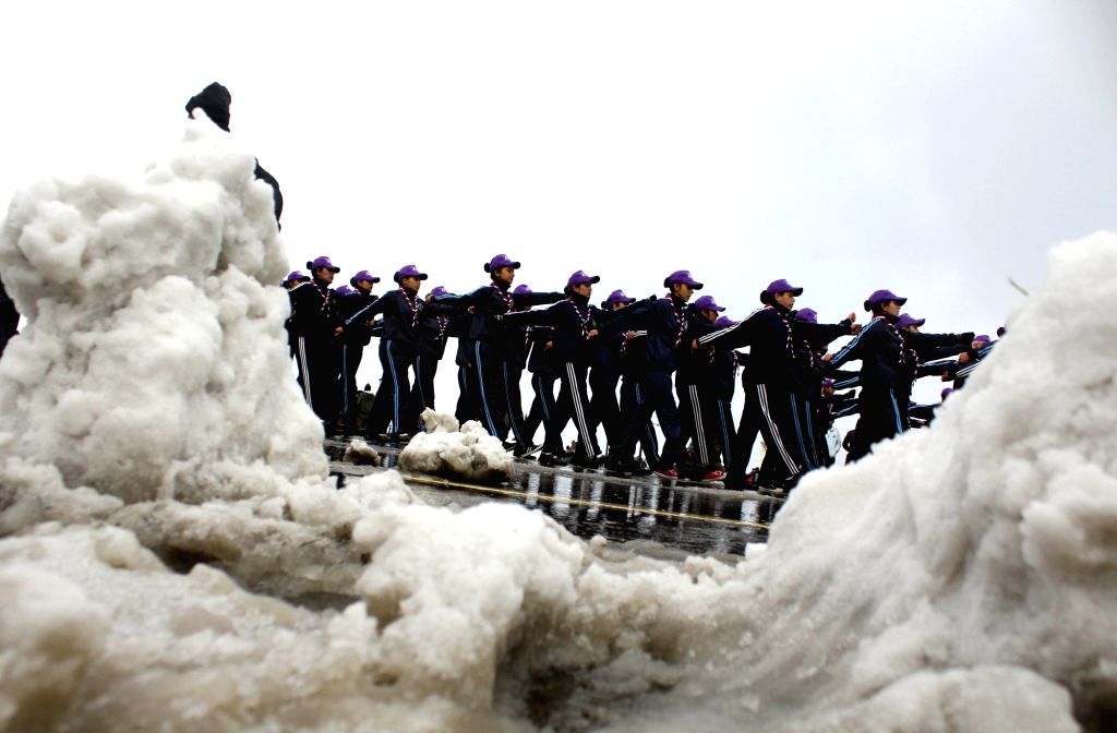 Republic Day parade rehearsals