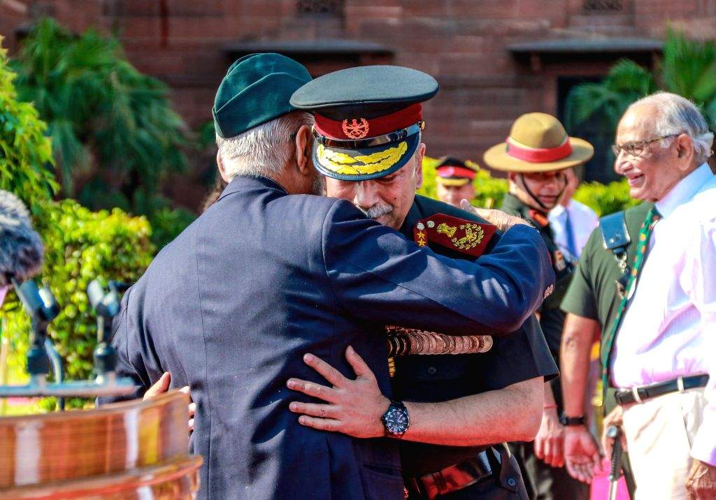 S Raja New CDS General N.S. Raja Subramani at South Block