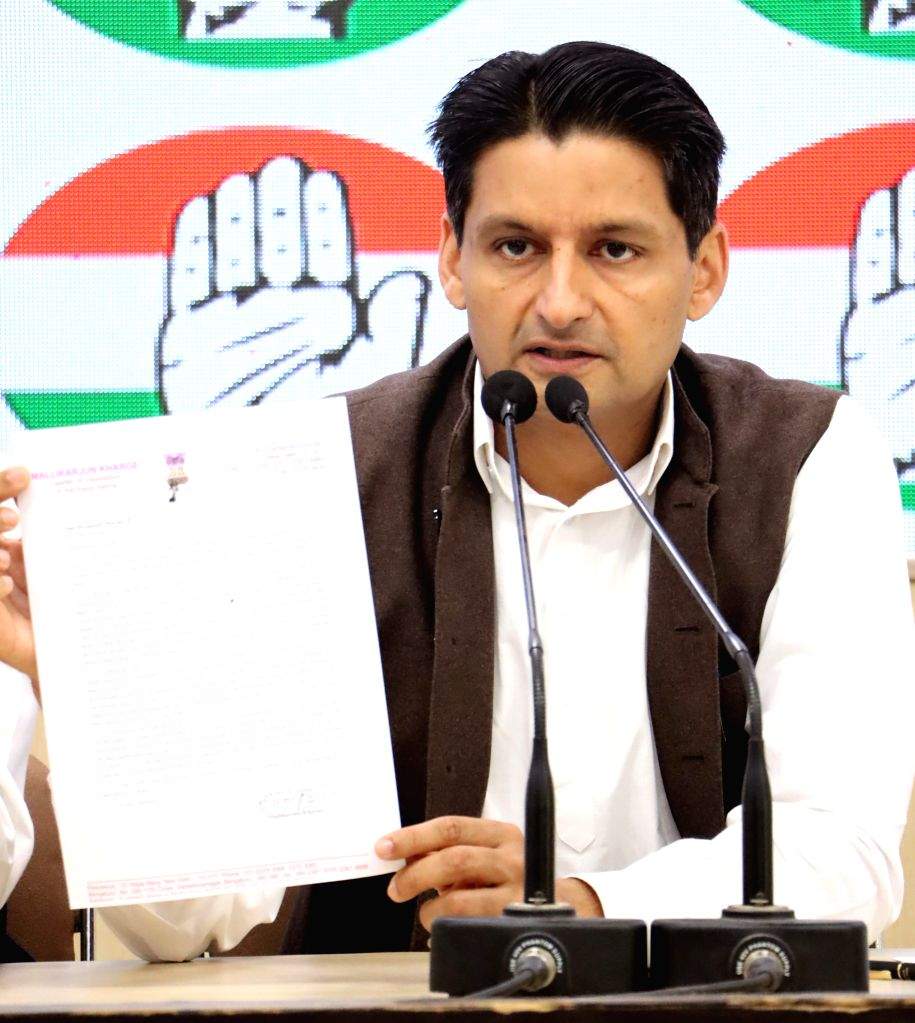 Congress leaders Sachin Pilot, Pawan Khera and Deepender Singh Hooda ...