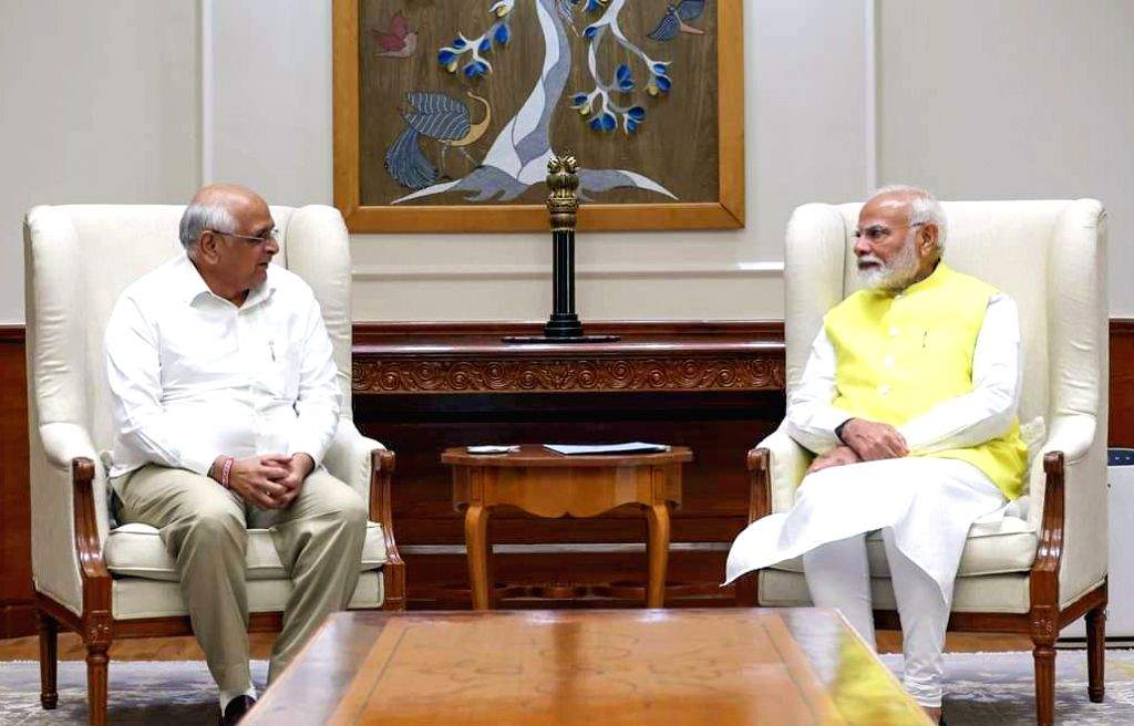 New Delhi : Gujarat CM Bhupendra Patel calls on PM Narendra Modi